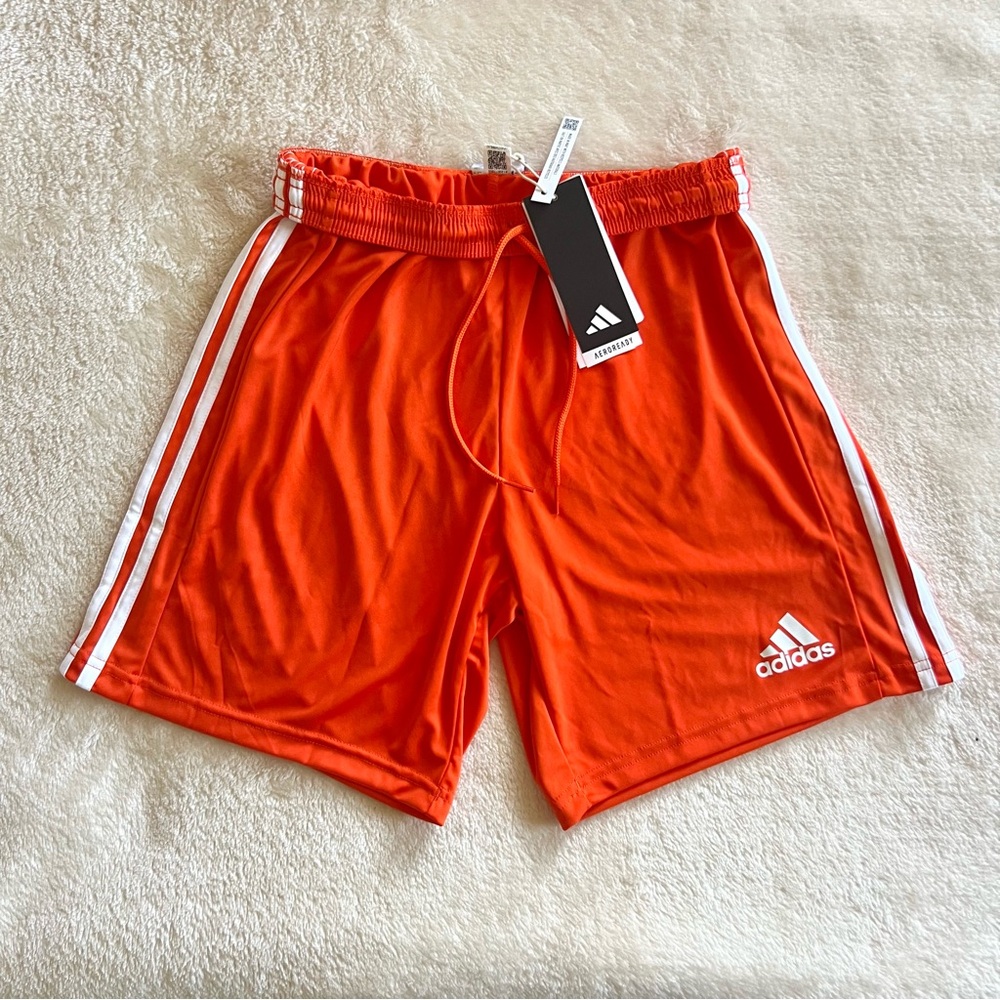 Small Orange Adidas Shorts